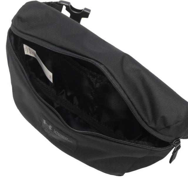 アンダーアーマー UA Waist Bag 1363303 2.5L ウエストバッグ : ブラック×ブラック UNDER ARMOUR｜alpen-group｜04