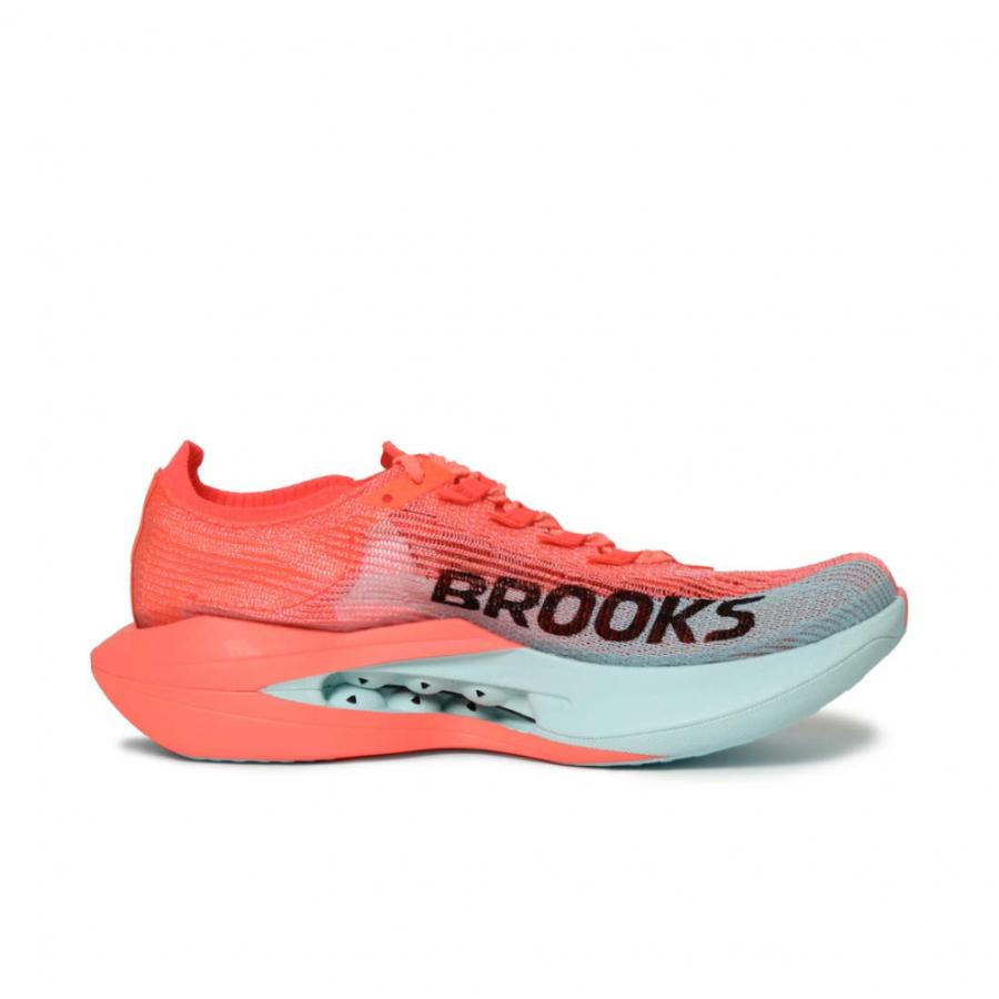 ブルックス HyperionElite5 ハイペリオンエリート5 BRU 0496 メンズ 陸上/ランニング ランニングシューズ D : ピンク×サックスブルー BROOKSの画像