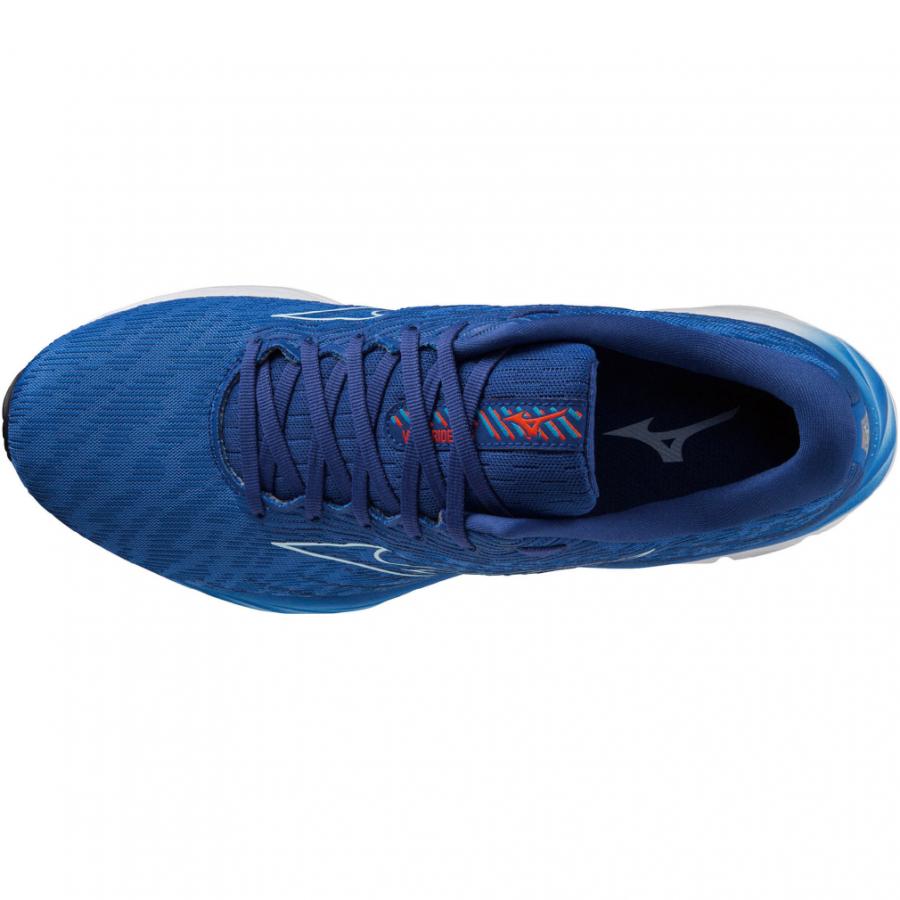 【新品未使用品】　ミズノ　WAVE RIDER26 ブルー　ランニングシューズ ミズノ】最新作「WAVE RIDER 26」の進化をランニングシューズの