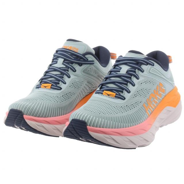 手数料安い ホカオネオネ ボンダイ 7 Bondi 7 Bhbi レディース 厚底 陸上 ランニングシューズ ペールブルー ネイビー Hoka One One 日本産 Www Thedailyspud Com