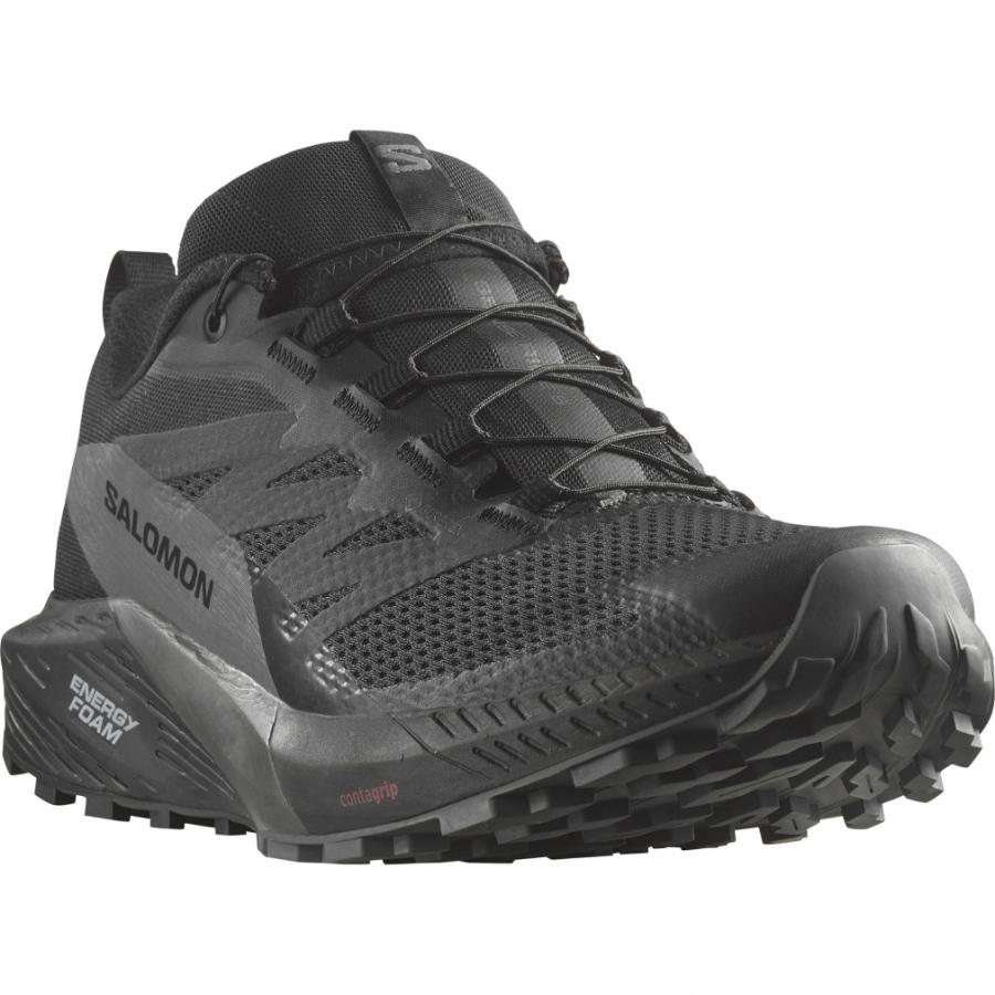 サロモン SENSE RIDE 5 GTX センス ライド 5 ゴアテックス L47147200 メンズ トレッキング シューズ 2E : ブラック GORE-TEX SALOMON｜alpen-group｜03