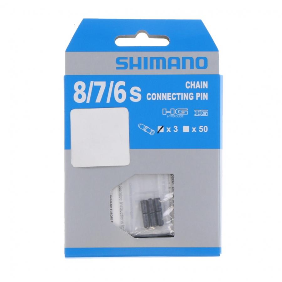 シマノ（SHIMANO） チェーンピン 6/7/8Sチェーン用 (ブラック/3個入り