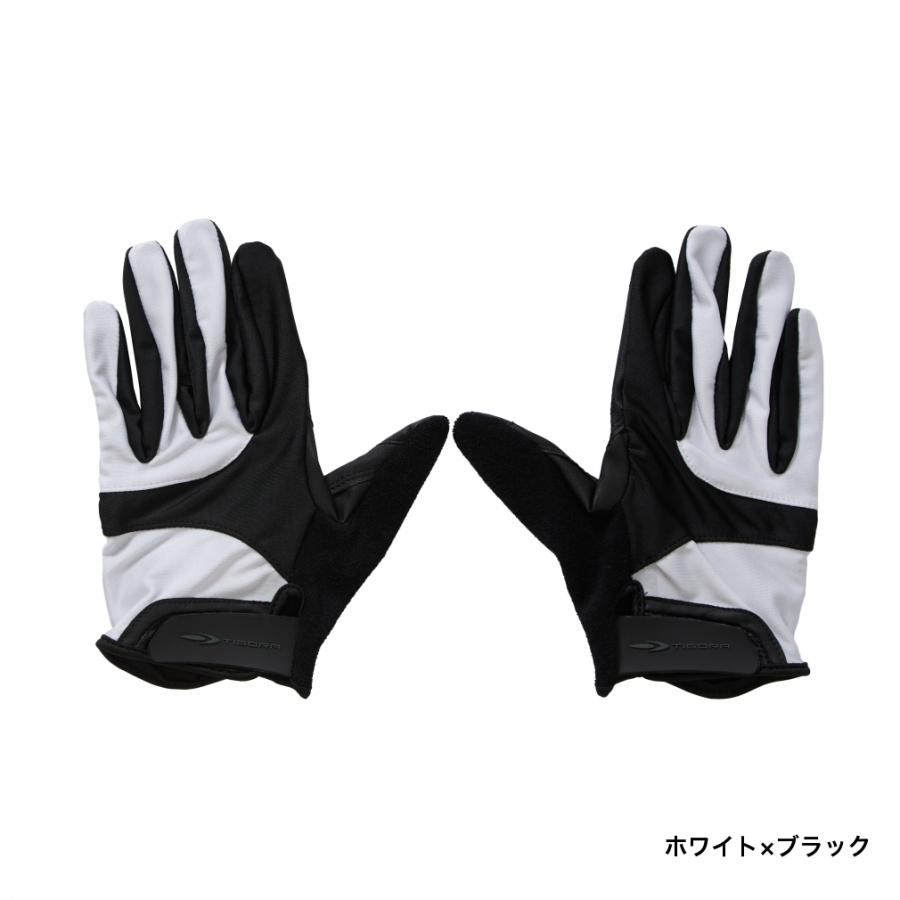 ENERGIA PURA アルペン選手用グローブ白黒 TIGORA（ティゴラ） バイシクル グローブ バイシクルストレッチ