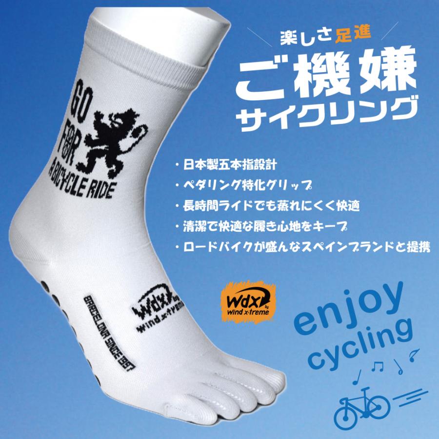 ウインドエクストリーム バイシクル ソックス ご機嫌サイクルソックス