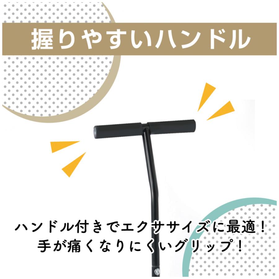 TIGORA（ティゴラ） トランポリン ハンドル付き ゴム式バネ 静音 
