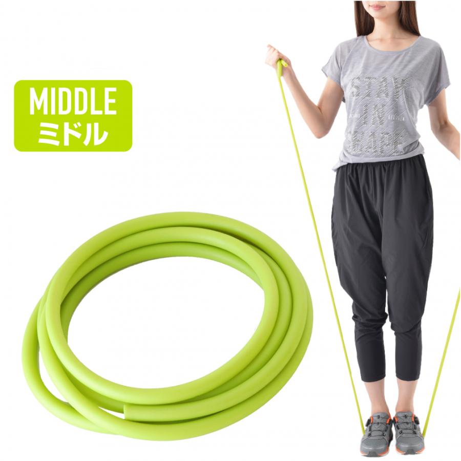 TIGORA（ティゴラ） エクササイズチューブ ミドル チューブバンド 準備