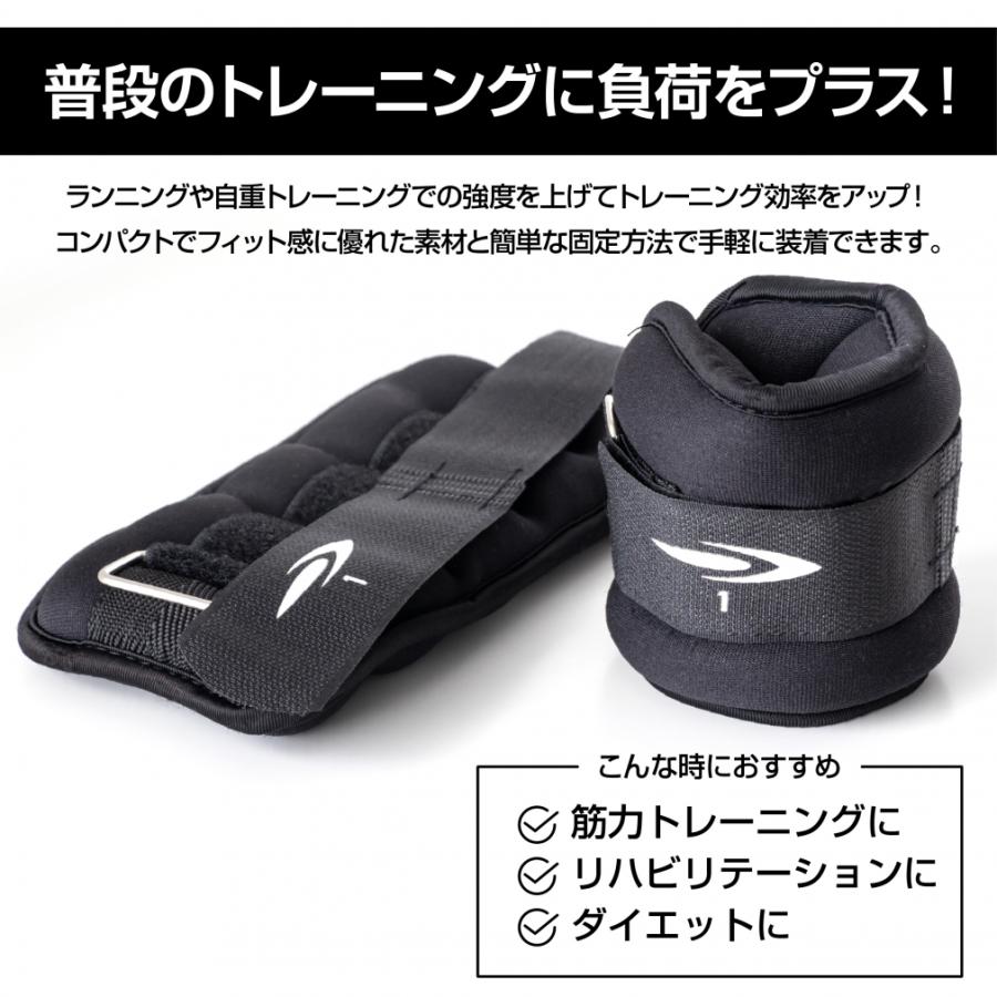 TIGORA（ティゴラ） ずっしりウェイト 1kg×2個 リストウェイト