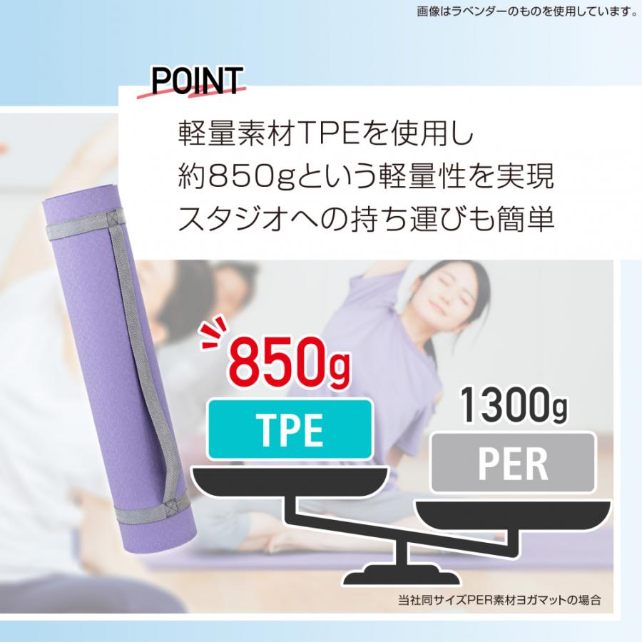 TIGORA（ティゴラ） TPE素材 ヨガマット6mm グリーン ヨガマット 高