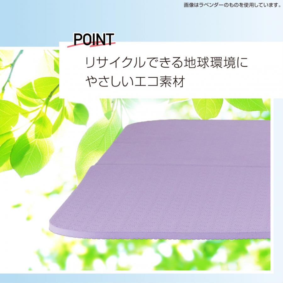 TIGORA（ティゴラ） TPE素材 折りたたみヨガマット6mm ラベンダー