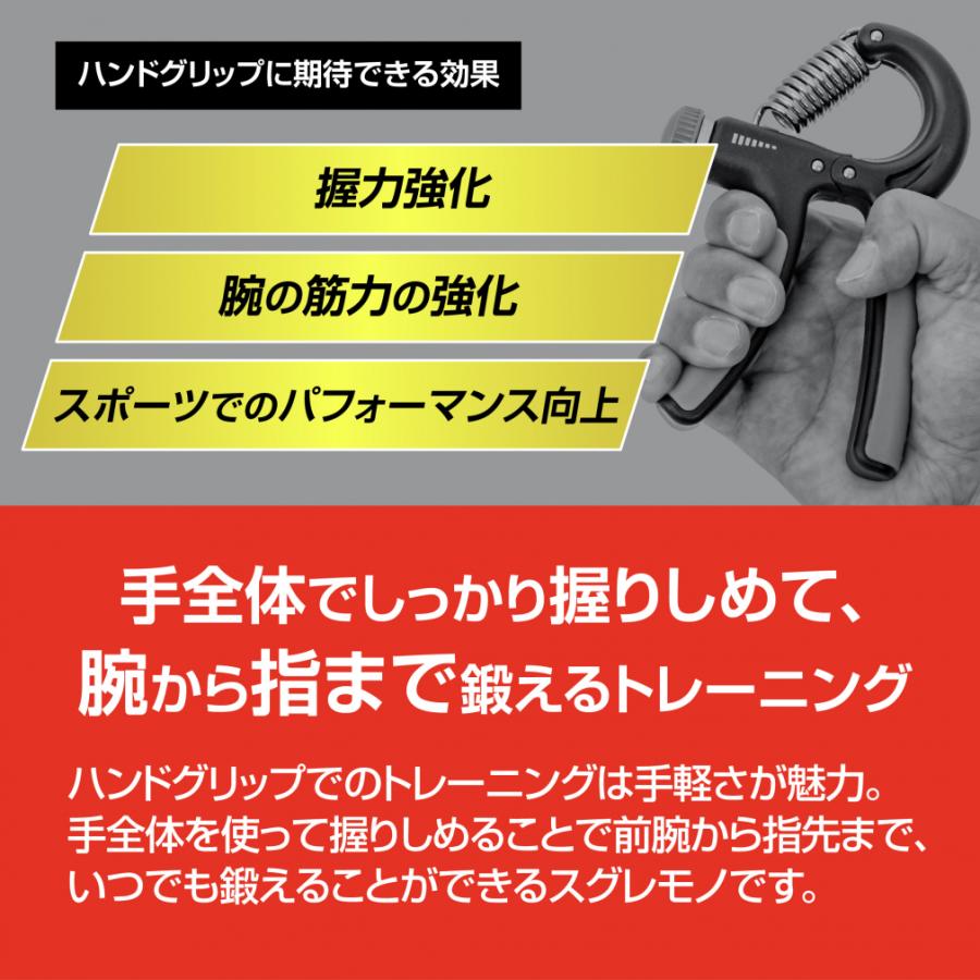 TIGORA（ティゴラ） ハンドグリップ 調整可能 10〜40kg 握力 ハンド
