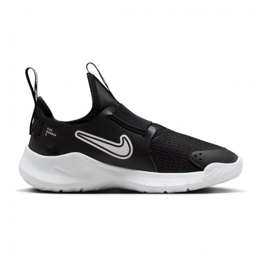 ナイキ キッズ/ジュニア ランニングシューズ Nike Kids' Preschool Flex Plus Running Shoes - Black/White NIKE（ナイキ） フレックス ランナー 3 PS FN1449-005 ジュニア キッズ