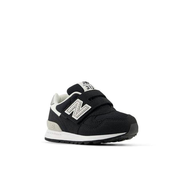 ニューバランス 313 Hook and Loop I313 9HM W ベビー キッズ 子供 スニーカー : ブラック 子どもの靴 New Balanceの画像
