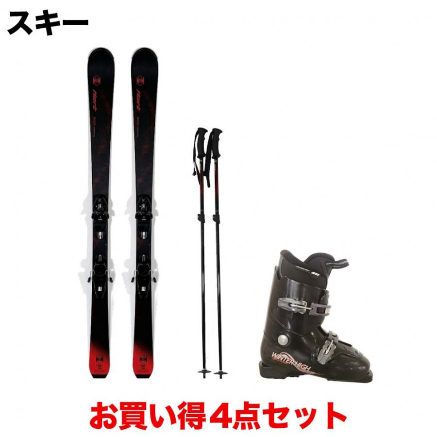 HART QUEST HP RC 156cm SLR90可変ビンディング Hart（ハート） クエストHP QUEST HP 23-24年モデル メンズ スキー板