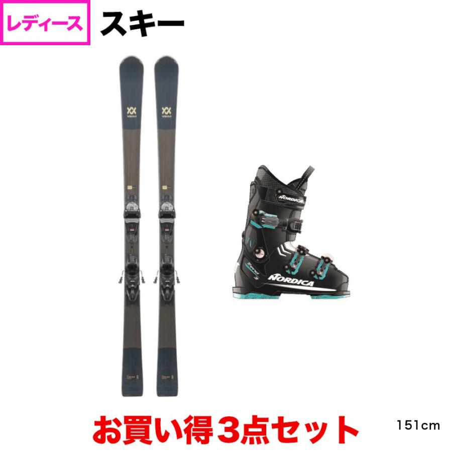 VOLKL（フォルクル） FLAIR 7.2 USA VMOTION ＆ NORDICA TREND 3