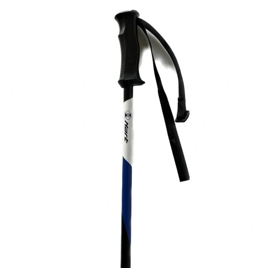 ハート クエスト メンズ スキー ポール : ブラック×ブルー HART