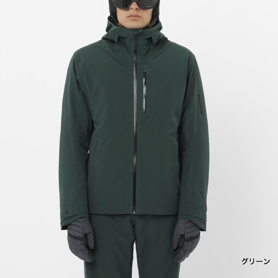 サロモンチーム ミドラー ジャケット&パンツセット SALOMON（サロモン） メンズ スキー ジャケット ハイランド ジャケット