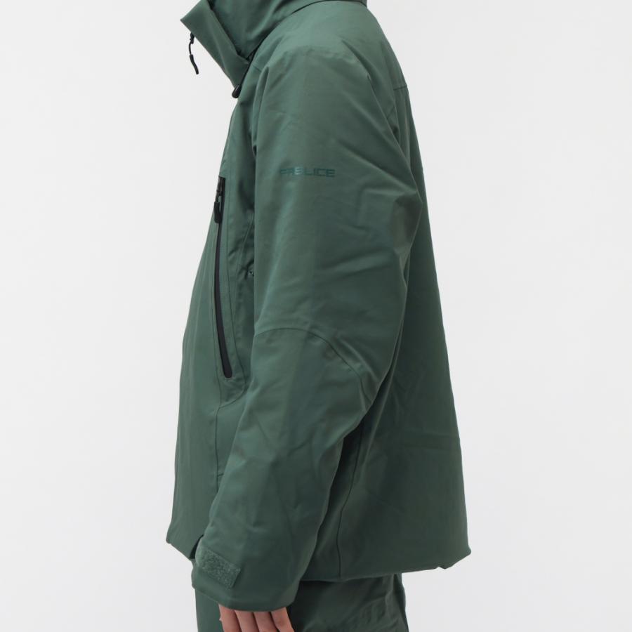 美品FABLICE スキーウェア セットアップ Ｓサイズ モス グリーン FABLICE（ファブリス） メンズ スキー ウェア上下セット ユニ スノー
