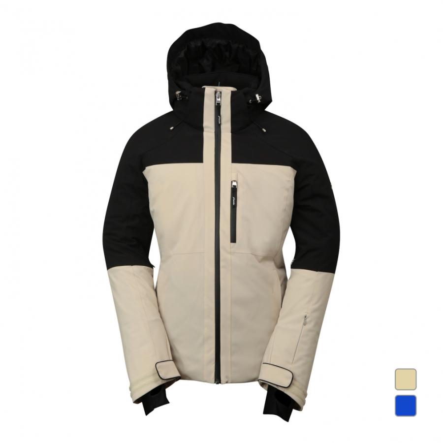 フェニックス　Phenix レディース Sサイズスキーウェア　上ベージュ　下黒 フェニックス（PHENIX） レディース スキー ジャケット Bicolor Block