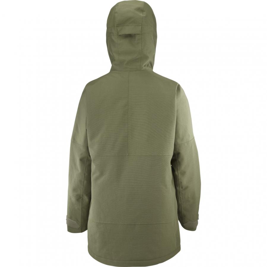 お昼　　レディース　サロモン スキージャケット S　グリーン お昼 レディース サロモン スキージャケット S グリーン お昼様