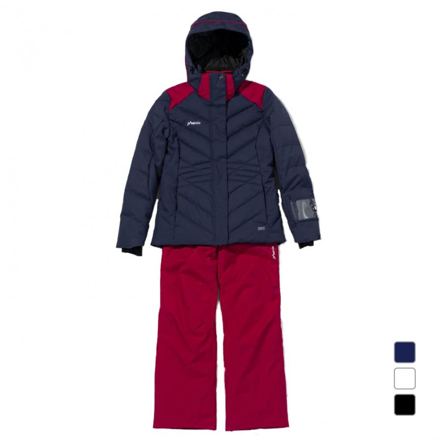 PHENIX メンズ スキーウェア上下（赤/青/黒）サイズＬ フェニックス（PHENIX） スキー ウェア上下セット Quilted Two-Piece