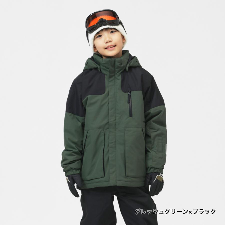 FABLICE 子ども用スキーウェアセット（カーキ/ブラック） FABLICE（ファブリス） ジュニア キッズ 子供 スキー ウェア上下セット