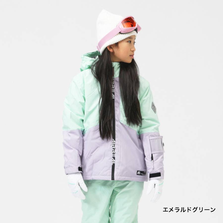 エアリアル ジュニア キッズ 子供 スキー ウェア上下セット ガールズ