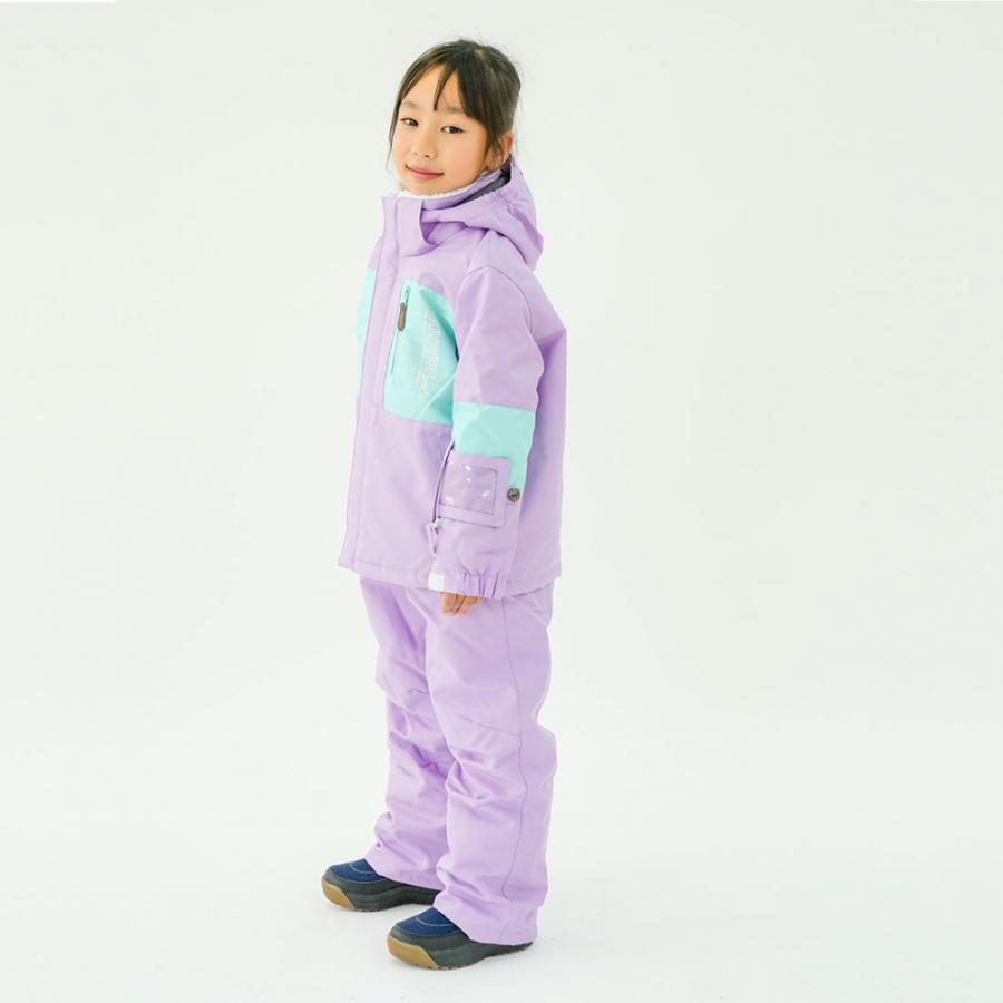 未使用 ジョイライド(キッズ)スキーウエア ガールズスーツ 上下セット 120 ジョイライド（JOYRIDE）（キッズ）スキーウエア ガールズスーツ 上下