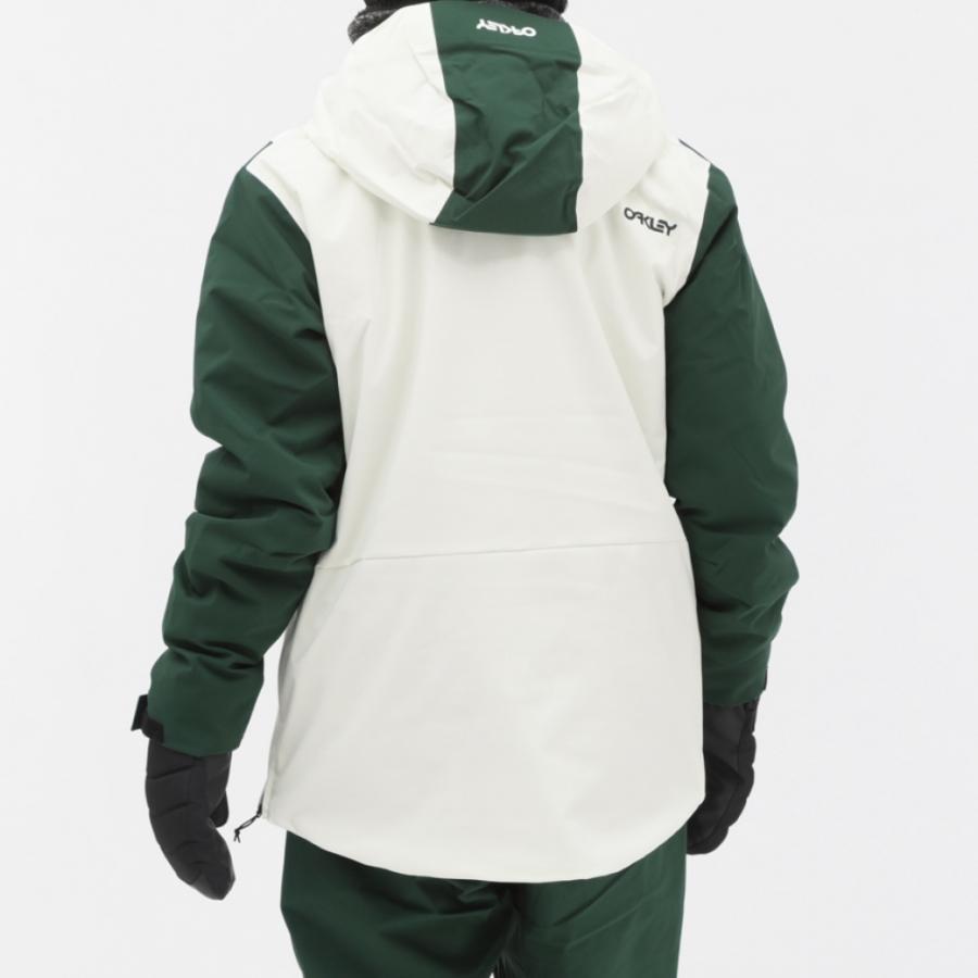 Nomadik アノラックジャケット XL グリーン/ホワイト OAKLEY（オークリー） メンズ スノーボード ジャケット TNP TBT