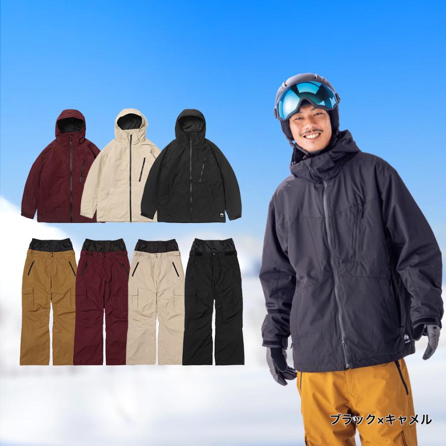 kissmark + Town&Country スノーボードウェアセットMサイズ kissmark（キスマーク） メンズ スノーボード ジャケット パンツ ユニ