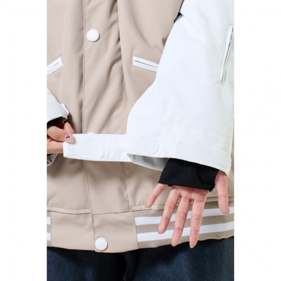 ANTISM スノーボードジャケット 女性用 ホワイト アンティズム レディース スノーボード ジャケット SNOWBOARD JACKET