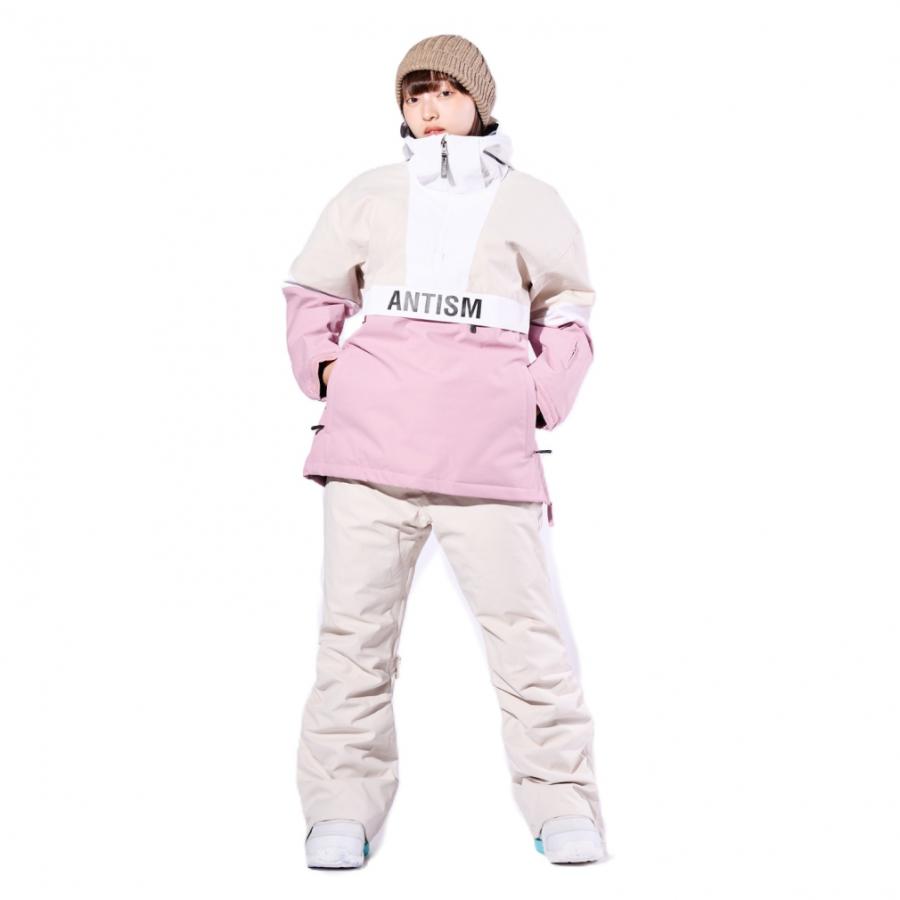ANTISM スノーボードジャケット 女性用 ホワイト アンティズム レディース スノーボード ジャケット SNOWBOARD JACKET