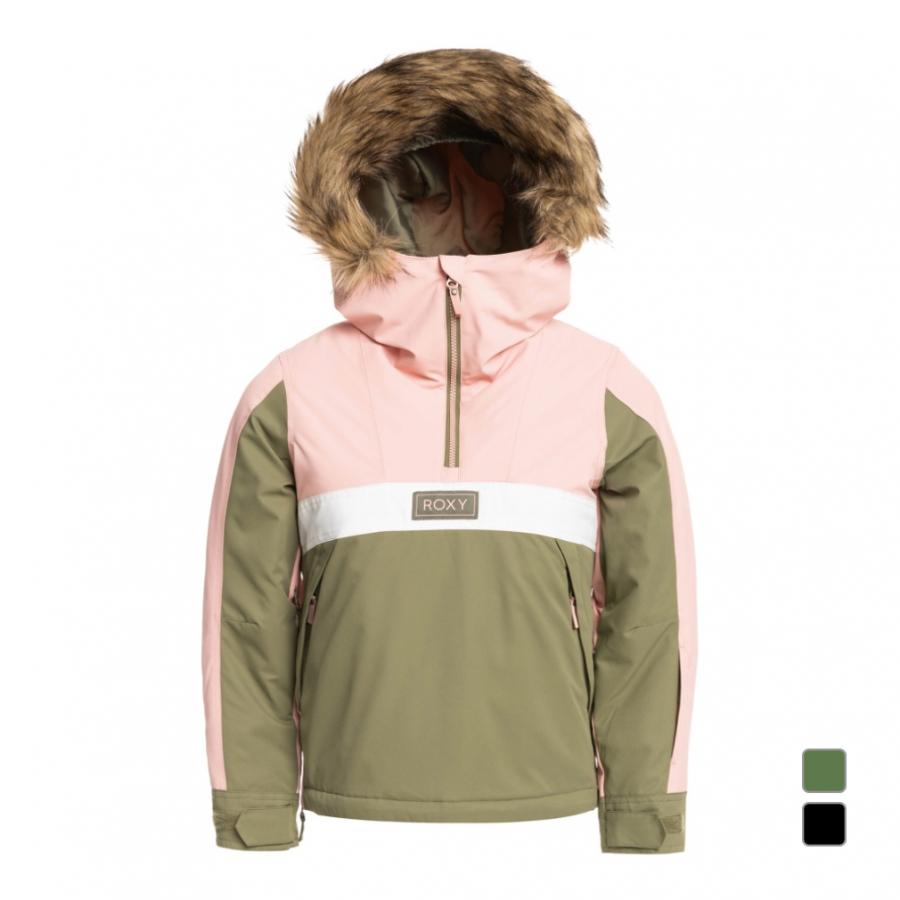 スノーボード Roxy Girls Brand New Ski Jacket ROXY（ロキシー） ジュニア キッズ 子供 スノーボード ジャケット
