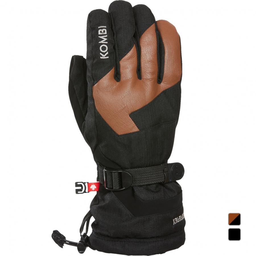 【新品】KOMBI コンビ ゴアテックス スノーグローブ Sサイズ Amazon | KOMBI コンビ スノーグローブ 本革 やぎ革 ブラック×白