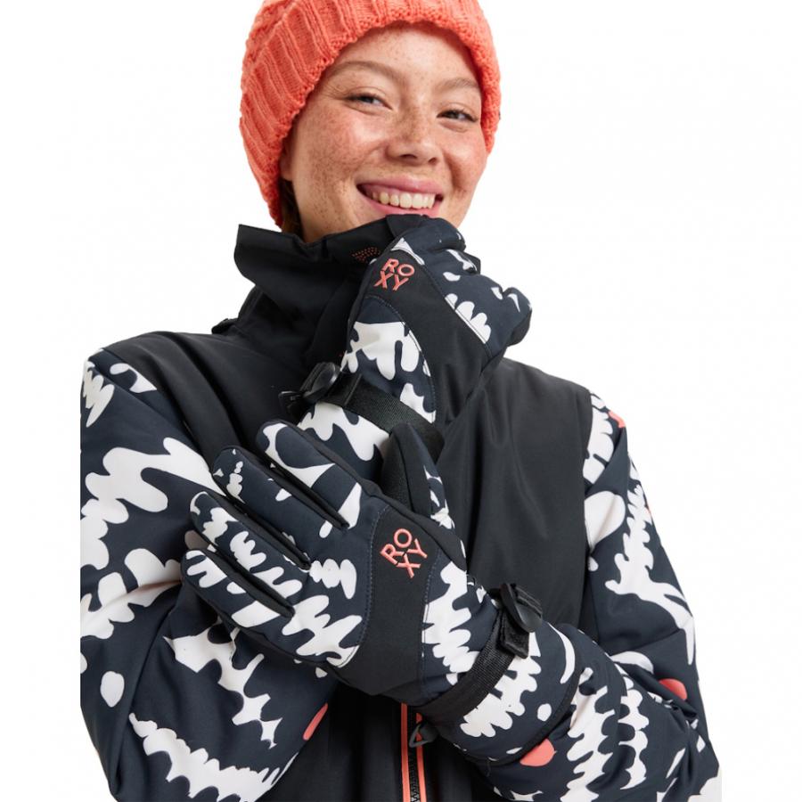 ROXYスノーボードウェアとグローブセット ロキシー レディース スノーボード グローブ ROXY JETTY SOLID GLOVES