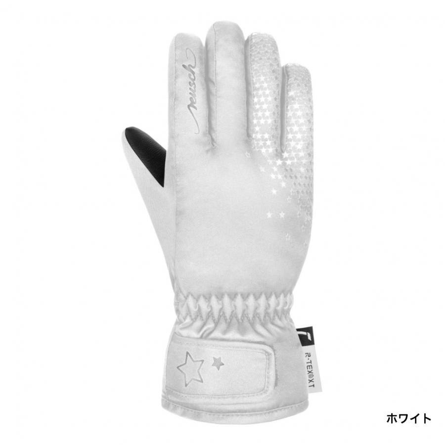 reusch RS E.G.C ホワイト　スキーグローブ reusch（ロイシュ） ジュニア キッズ 子供 スキー グローブ ALICE R