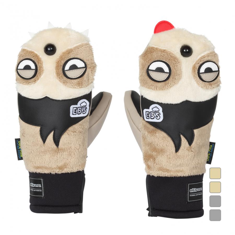 shinchan　雪かき グローブ EVISU（エヴィス） ebs メンズ スノーボード グローブ KEMONO CHAN_