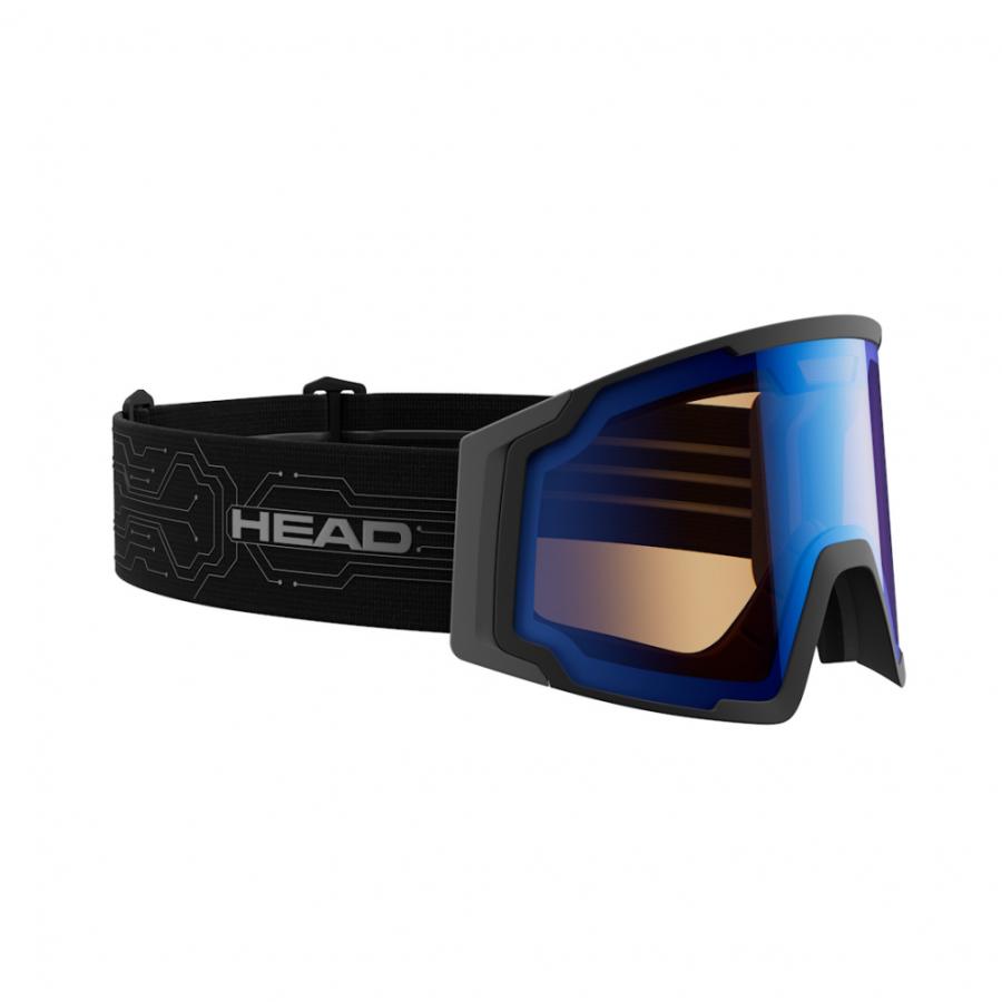 ヘッド NEVES SUNSCREEN_ネベスサンスクリーン 391425 スキー/スノーボード ゴーグル ： blue black HEAD_1