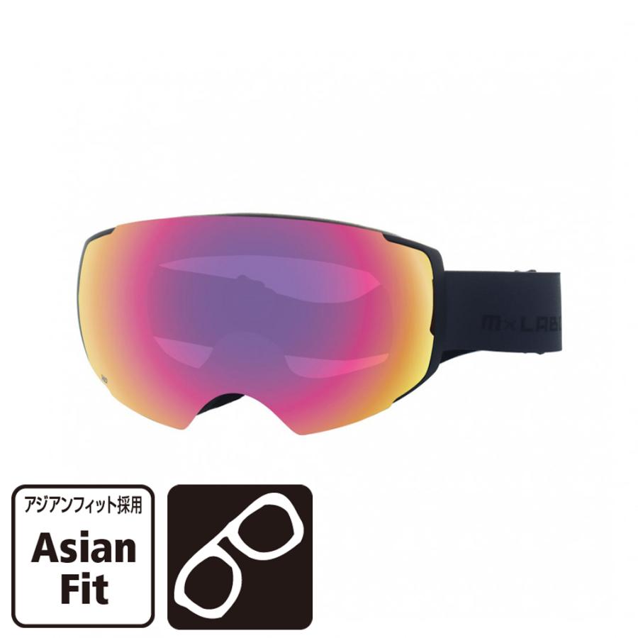 エムラボ スノーゴーグル ML 1724BKRO639 ML1724 スキー/スノーボード
