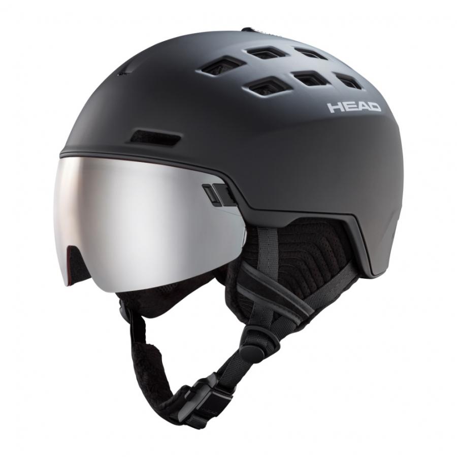 ヘッド RADER VISOR レーダー バイザー付きヘルメット 323423 メンズ スキー/スノーボード ヘルメット : ブラック HEAD