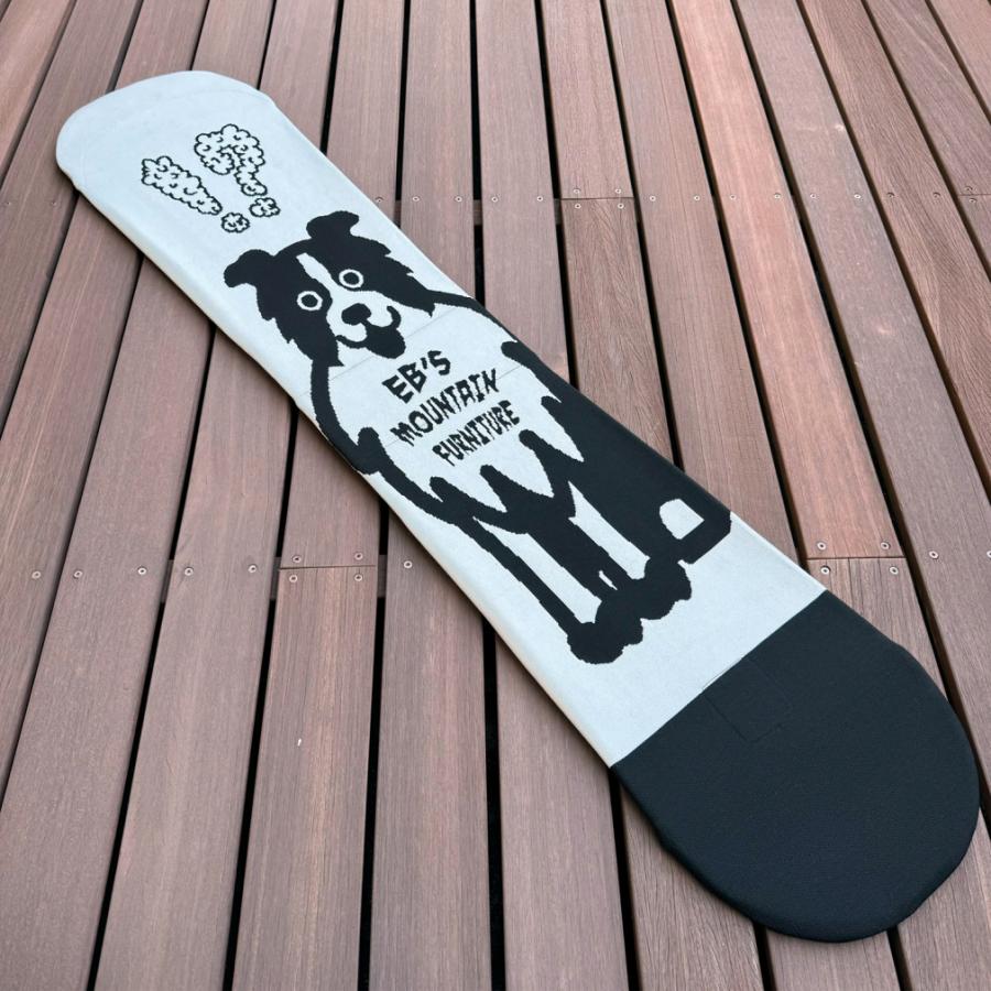 ゆっぴーです　IKP FUSE 001 スノーボ139cm カバー付き EVISU（エヴィス） ebs KNIT COVER DOG_ 4500322 スノーボード ボード