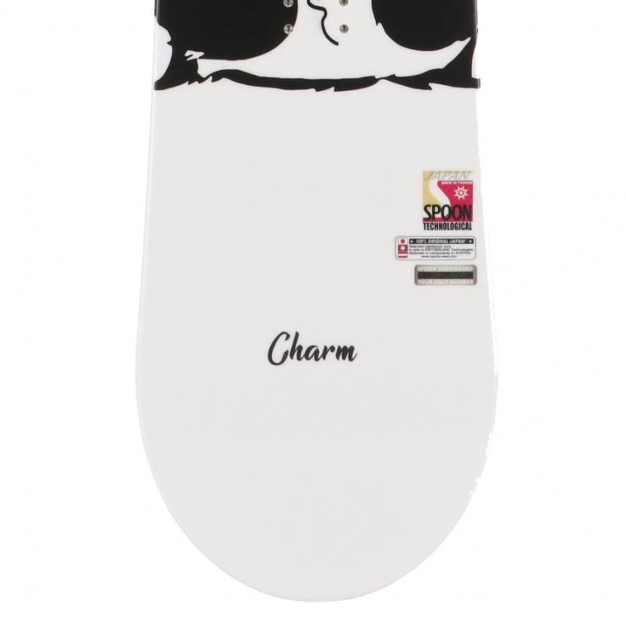 Spoon CHARM WHT 22-23年モデル スノーボード 板 スノボ : ホワイト