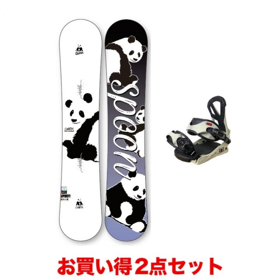 スプーン CHARM WHT & EQUIP BINDING IVORY 板+ビンディング スプーン CHARM WHT & EQUIP BINDING IVORY 板+ビンディング