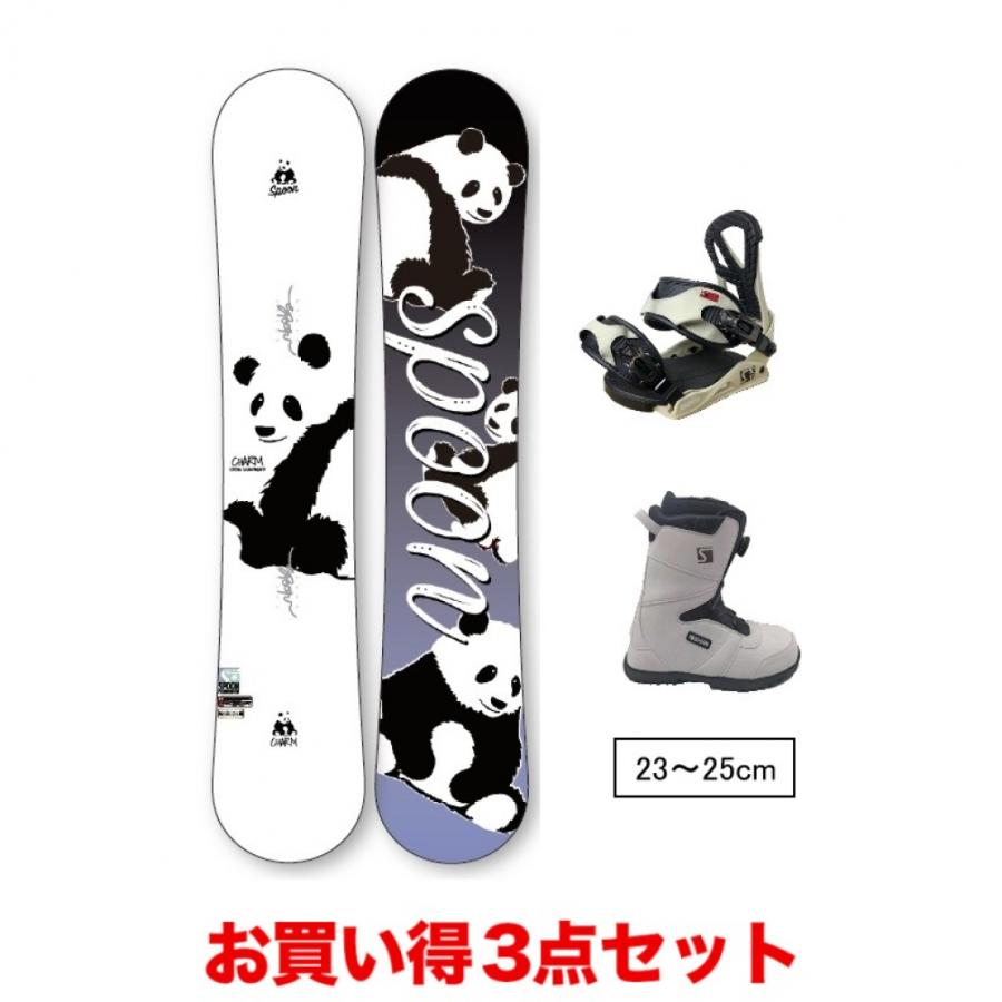 スプーン CHARM WHT ＆ EQUIP BINDING IVORY SM PRISM TGF WHITE 板＋