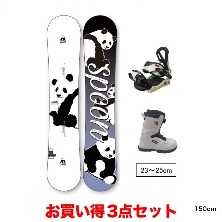 スプーン CHARM WHT ＆ EQUIP BINDING IVORY SM PRISM TGF WHITE 板＋