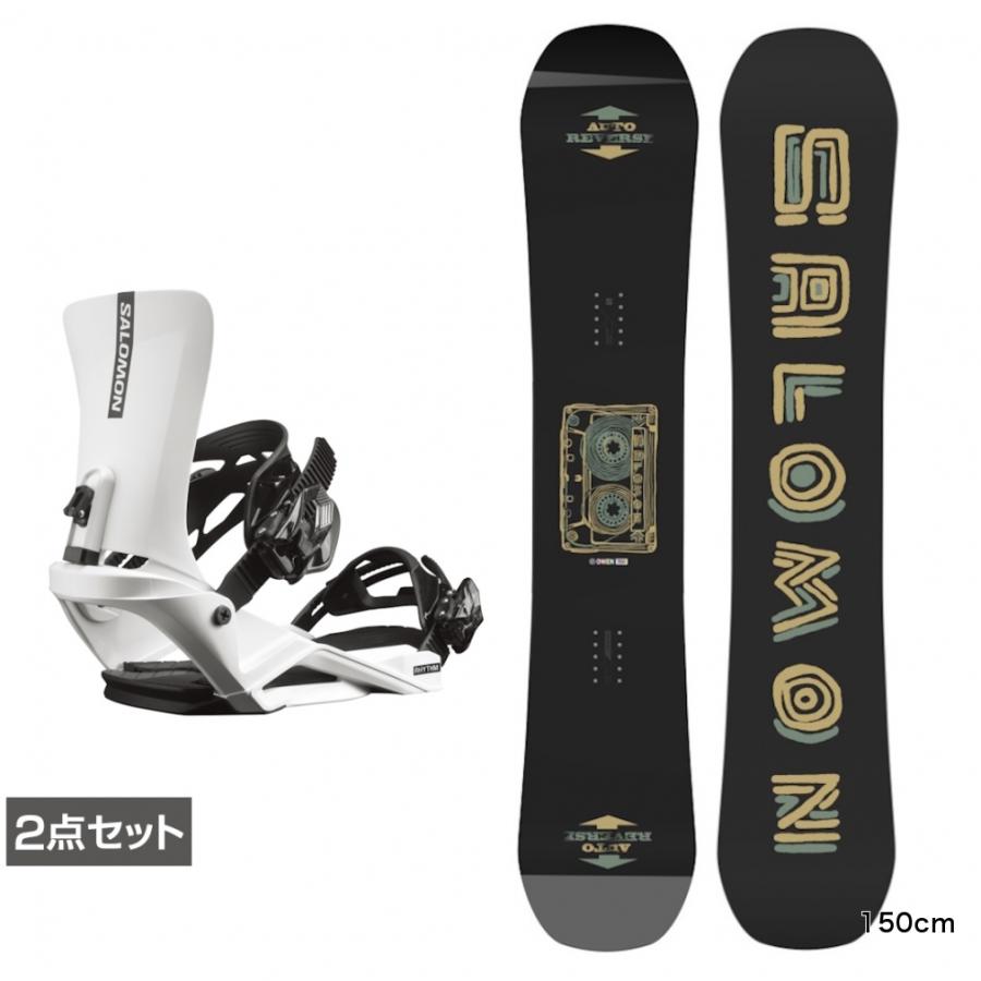 SALOMON スノーボード セット SALOMON（サロモン） OWEN ＆ RHYTHM White 板＋ビンディングセット