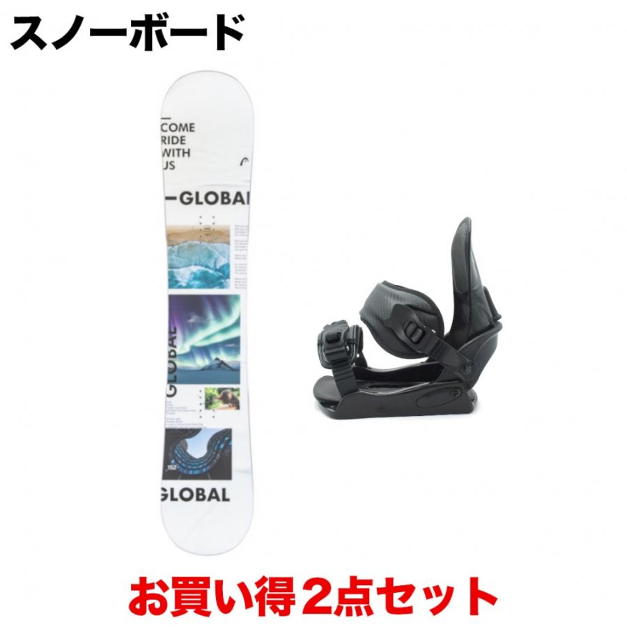 head GLOBAL スノーボード ビンディングセット HEAD（ヘッド） GLOBAL sweet ＆ Kissmark CAUSE BK ML メンズ