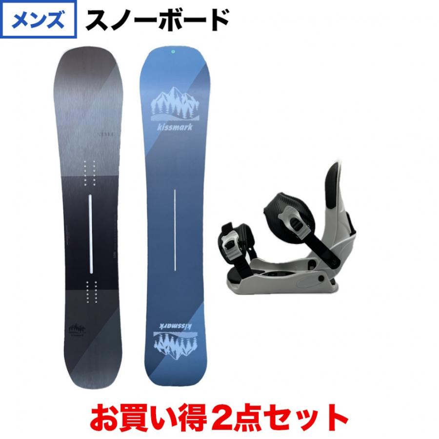 kissmark（キスマーク） STYLE ＆ CAUSE WH/BK ML メンズ スノーボード