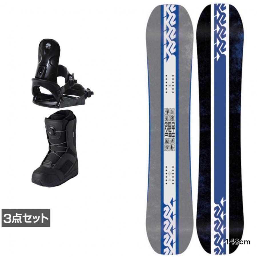 K2 ケーツー GEOMETRIC ＆ コーズ ＆ JAFFE ブラック 板＋ビンディング