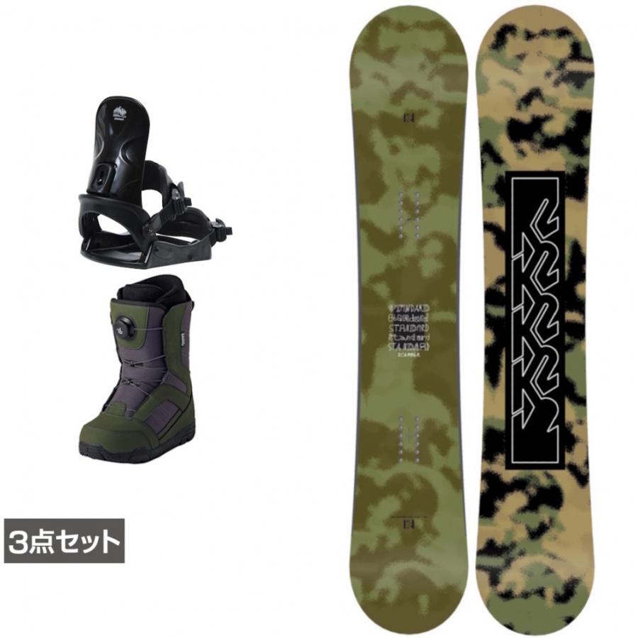 K2 ケーツー STANDARD CAMBER ＆ コーズ ＆ JAFFE カーキ 板＋