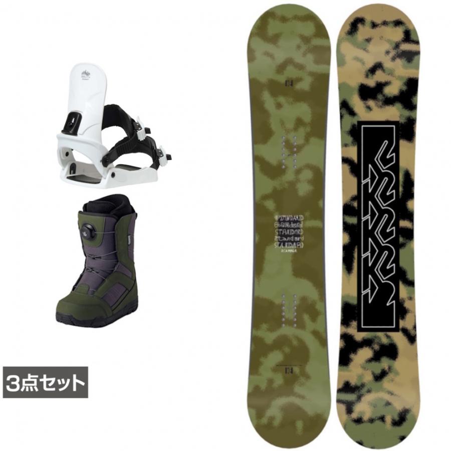 K2 ケーツー STANDARD CAMBER ＆ CAUSE ＆ JAFFE カーキ 板＋